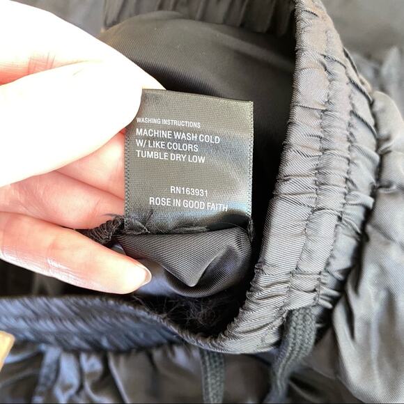 Rose in Good Faith Panel Track Pants in Black - Picture 7 of 9